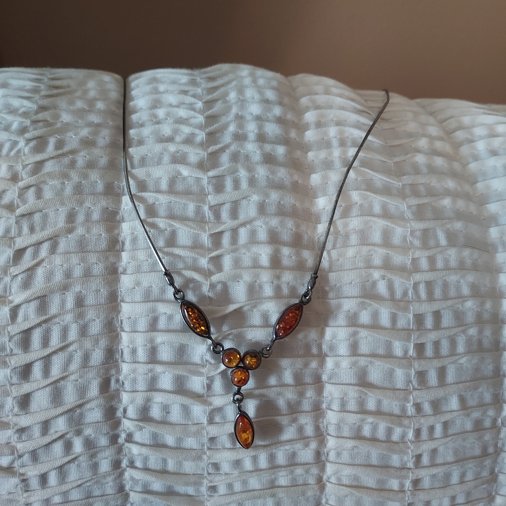 Elegant Amber Necklace
